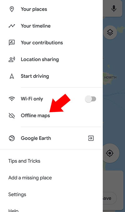 google maps offline