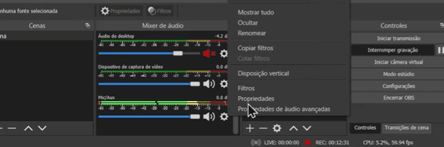 som e gravação windows