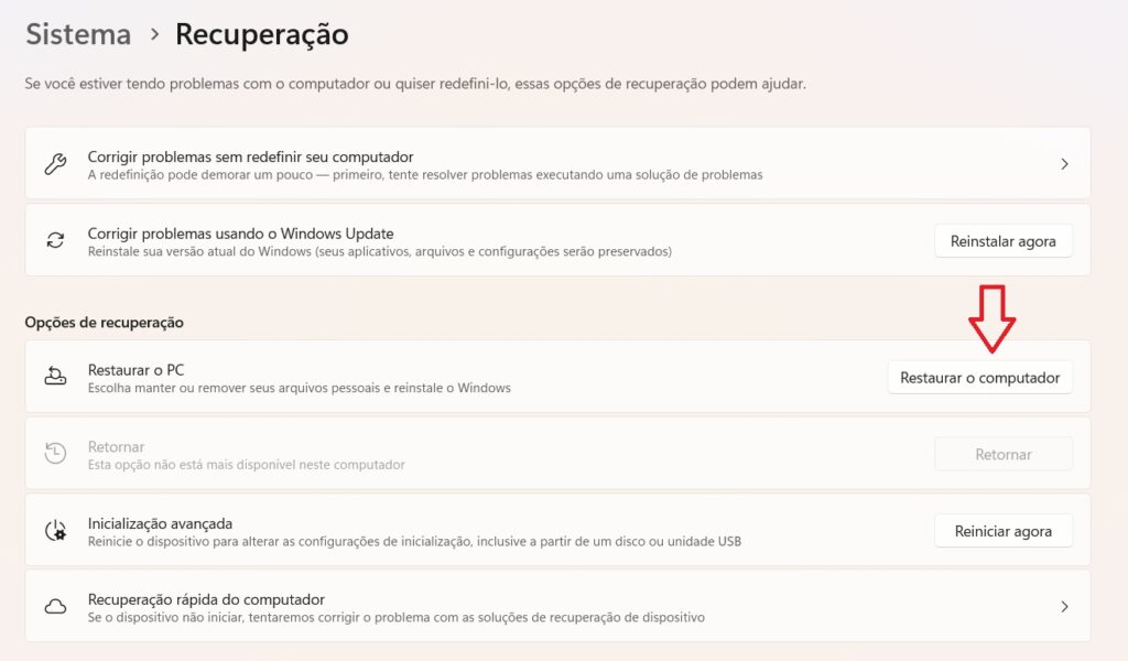 formatar pc sem pendrive