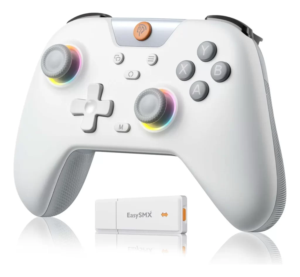 controle EasySMX para PC bom e barato com conexão sem fio e bom desempenho
