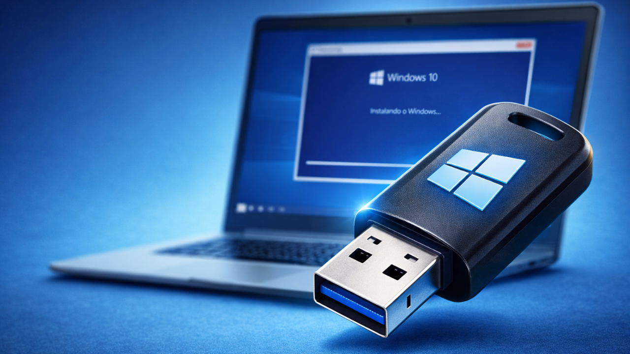 pendrive bootável windows 10 ou 11