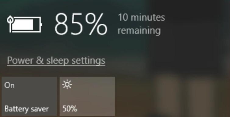 Porcentagem da bateria do notebook mudando sozinha