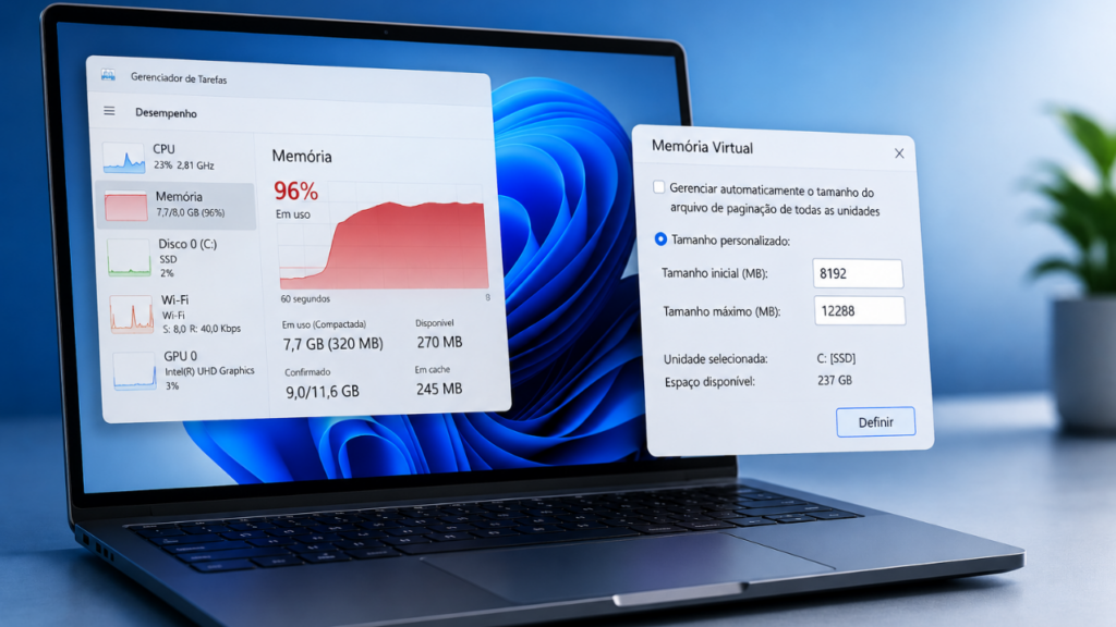 Como Reduzir Travamentos no Windows 11 Sem Comprar Mais RAM