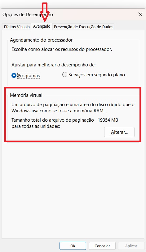 Como Configurar Memória Virtual no Windows 11