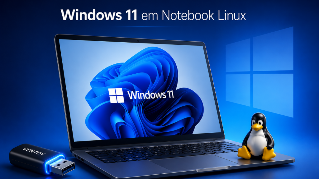 Como Instalar Windows 11 em Notebook com Linux
