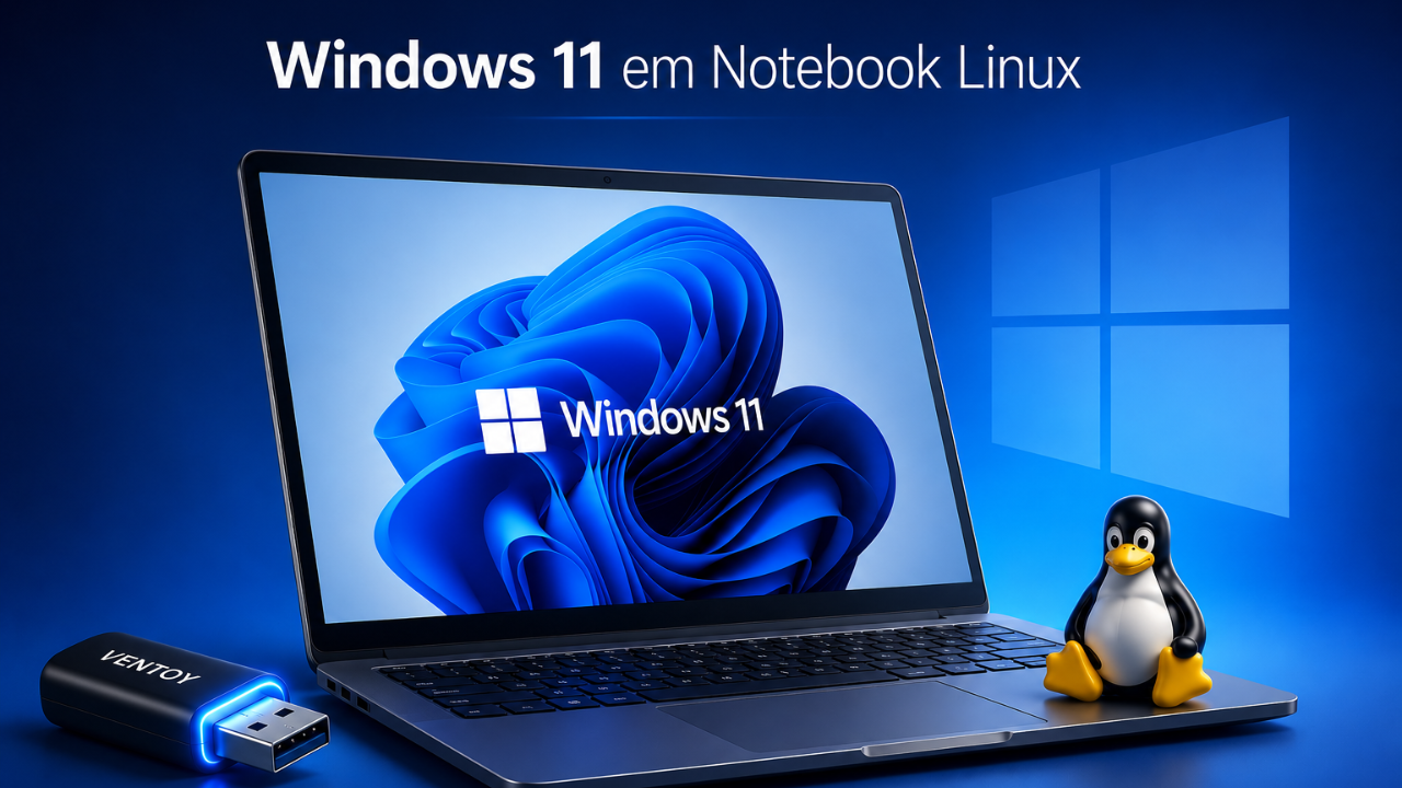Como Instalar Windows 11 em Notebook com Linux