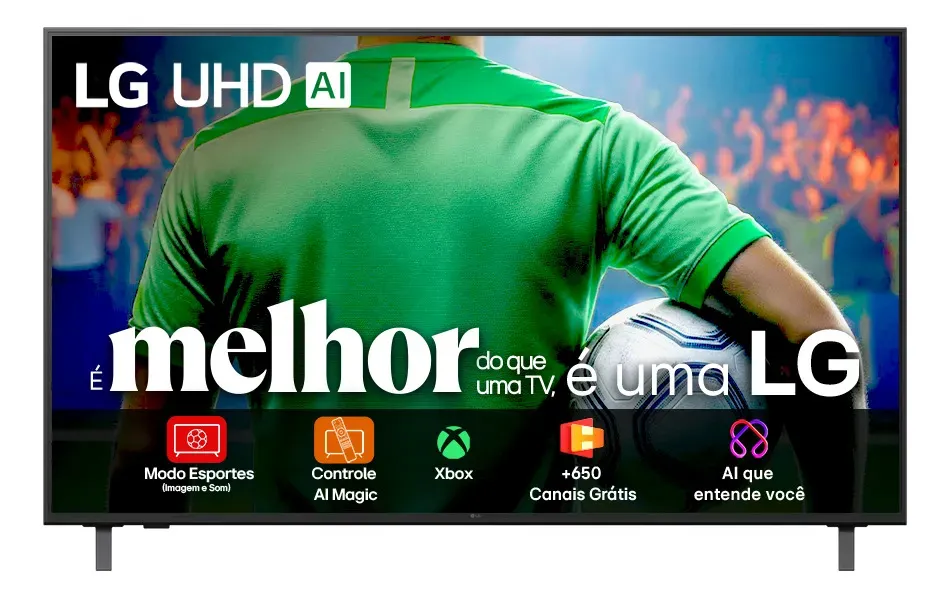 Smart TV LG UHD UA85 4K com sistema WebOS