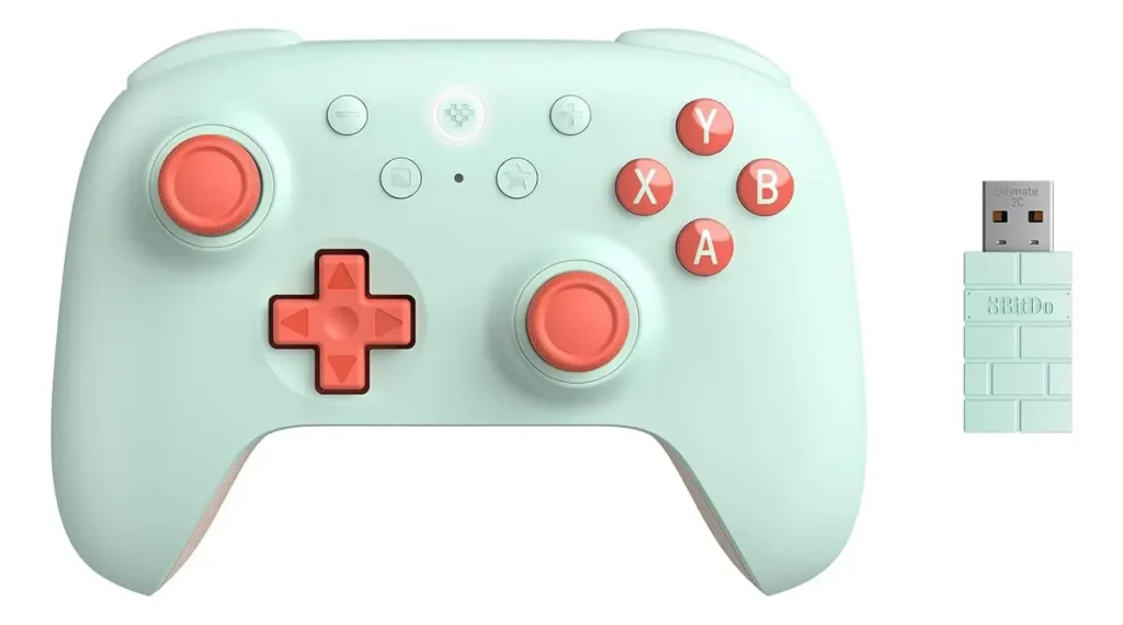 Controle 8BitDo Ultimate 2C com analógicos Hall Effect e excelente custo-benefício para jogar no PC.