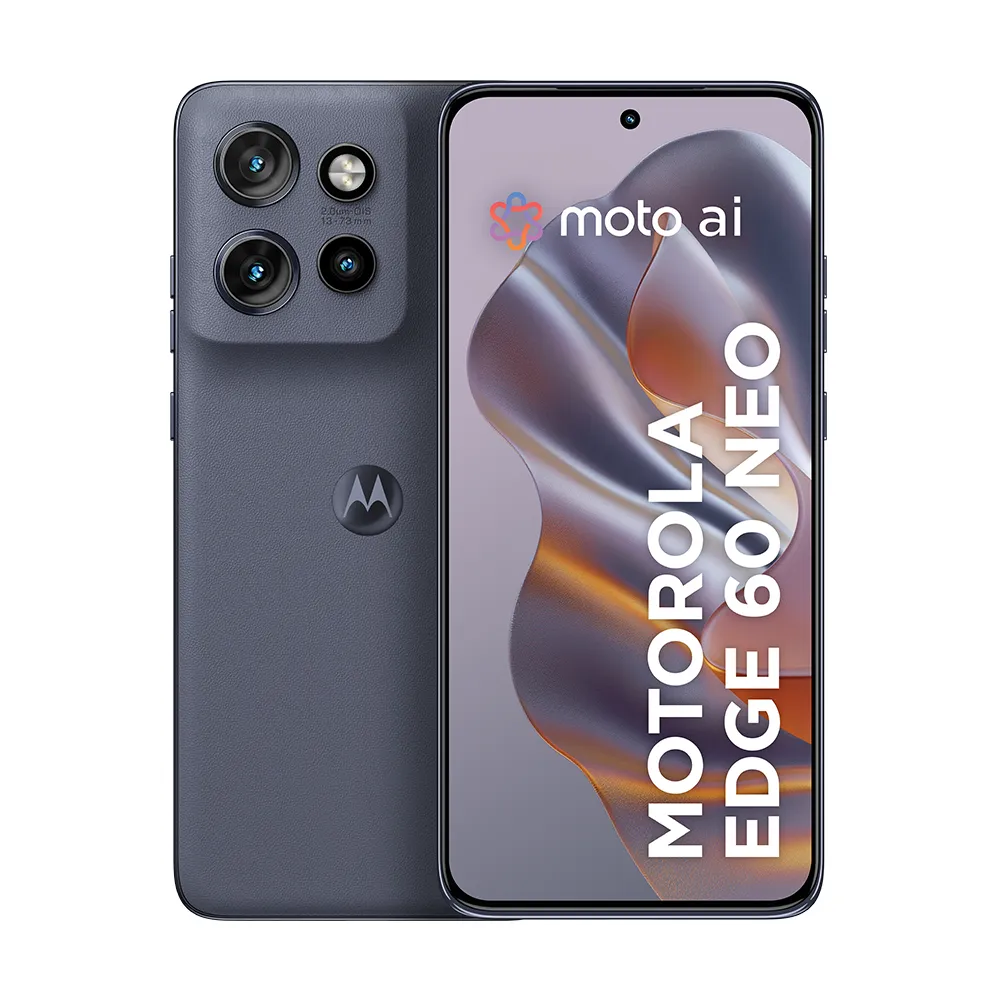 Motorola Edge 60 5G com tela pOLED curva de 120 Hz, câmera de 50 MP, certificação IP68 e IP69.