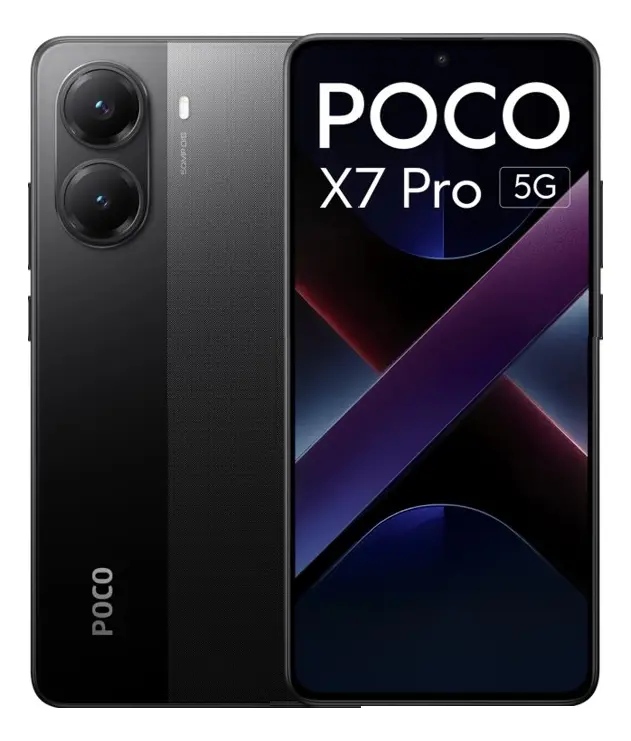 POCO X7 Pro com processador Dimensity 8400 Ultra, tela AMOLED de 120 Hz e bateria de 6.000 mAh.