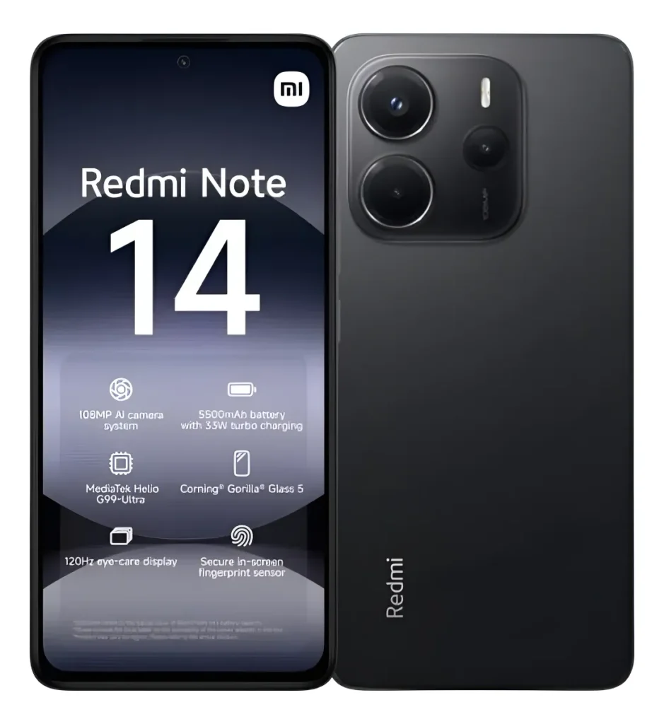 Xiaomi Redmi Note 14 4G com tela AMOLED de 120 Hz, bateria de 6.000 mAh e ótimo custo-benefício.