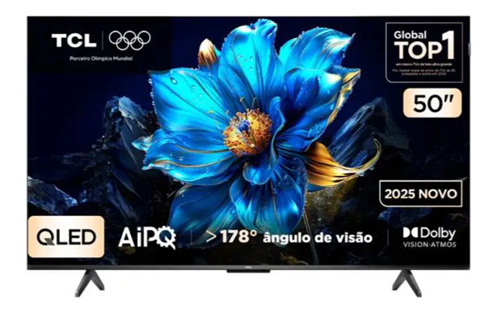 Hisense Q6QV Smart TV 50 Polegadas 4K QLED
