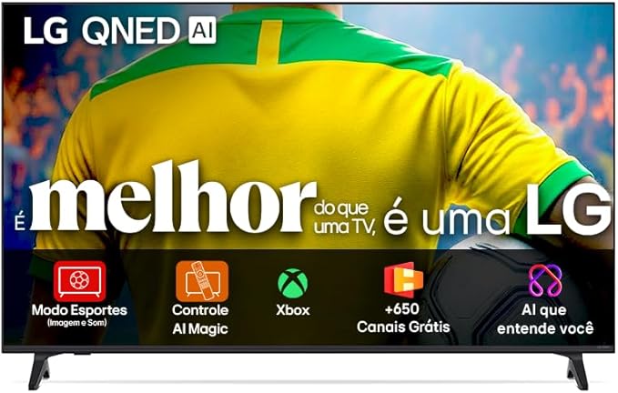 LG QNED73 Smart TV 50 Polegadas QNED 4K