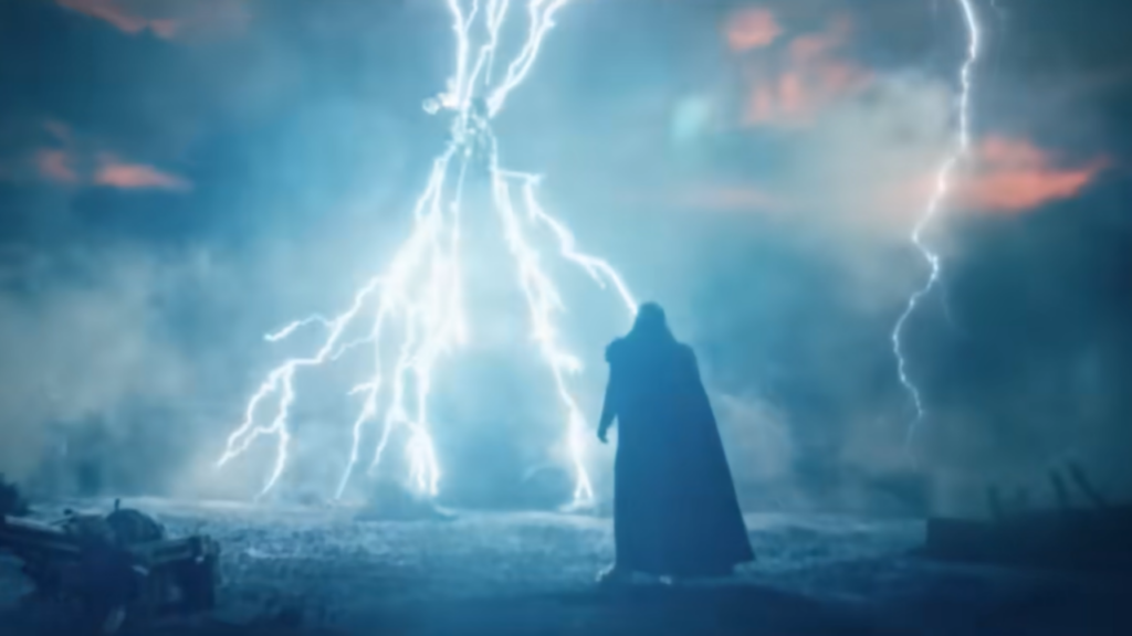 Cena da batalha mostrada no trailer oficial de Vingadores: Doutor Destino.