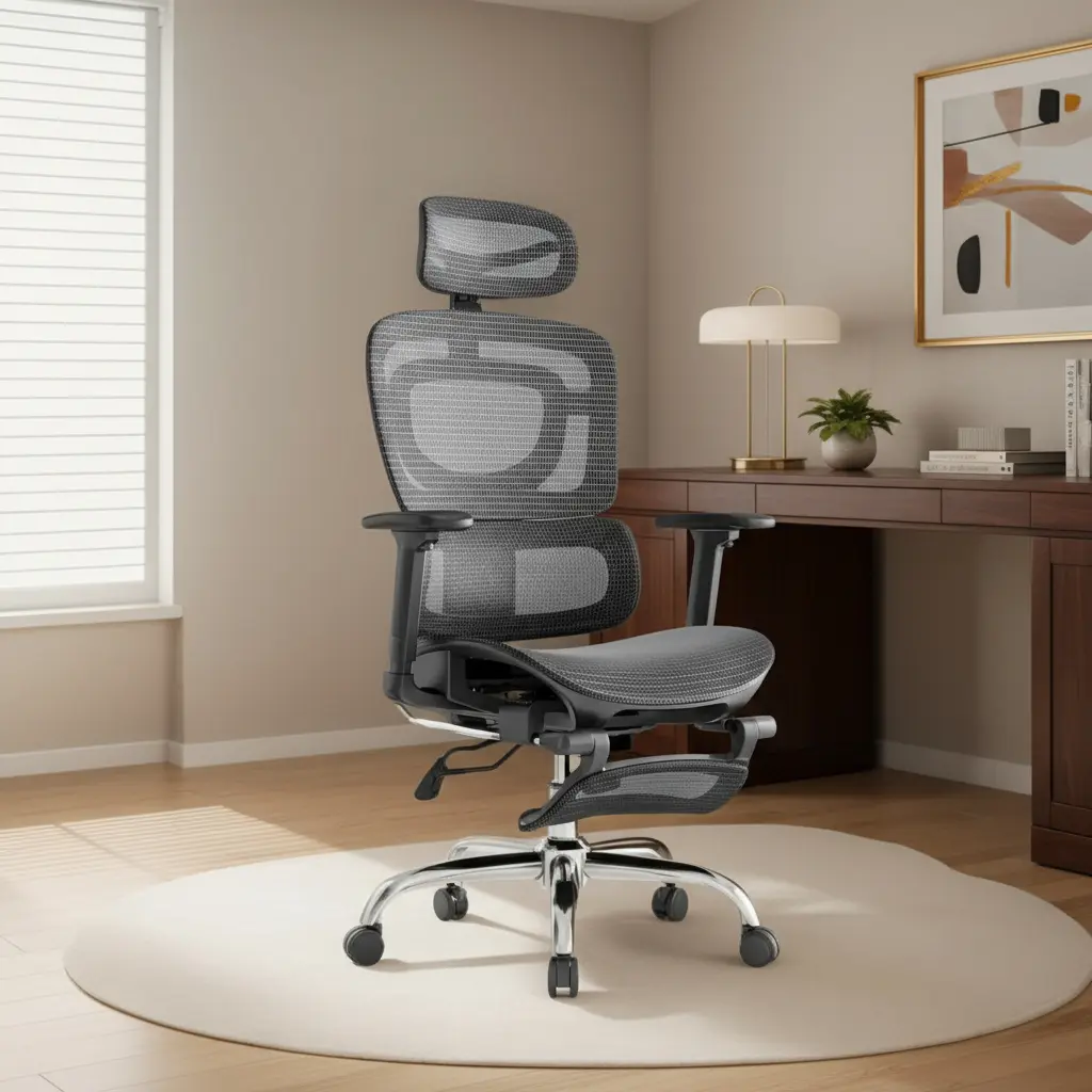 Cadeira ergonômica Luvinco Mônaco BT07 para pessoas altas