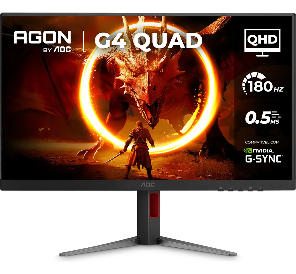 Monitor AOC AGON G4 QUAD 27 polegadas Quad HD 180 Hz